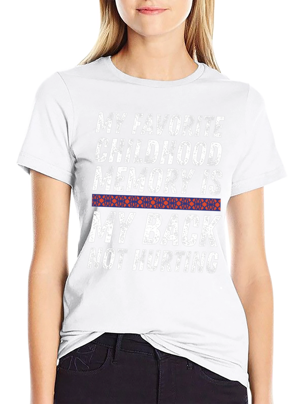 Funny Back Pain T-Shirt - My Back Not Hurting