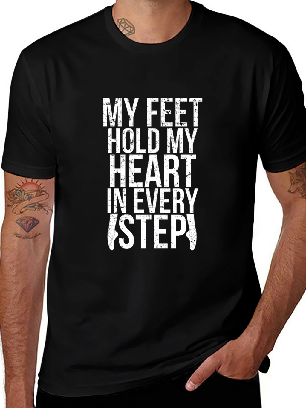 My Feet Hold My Heart Dancer T-Shirt