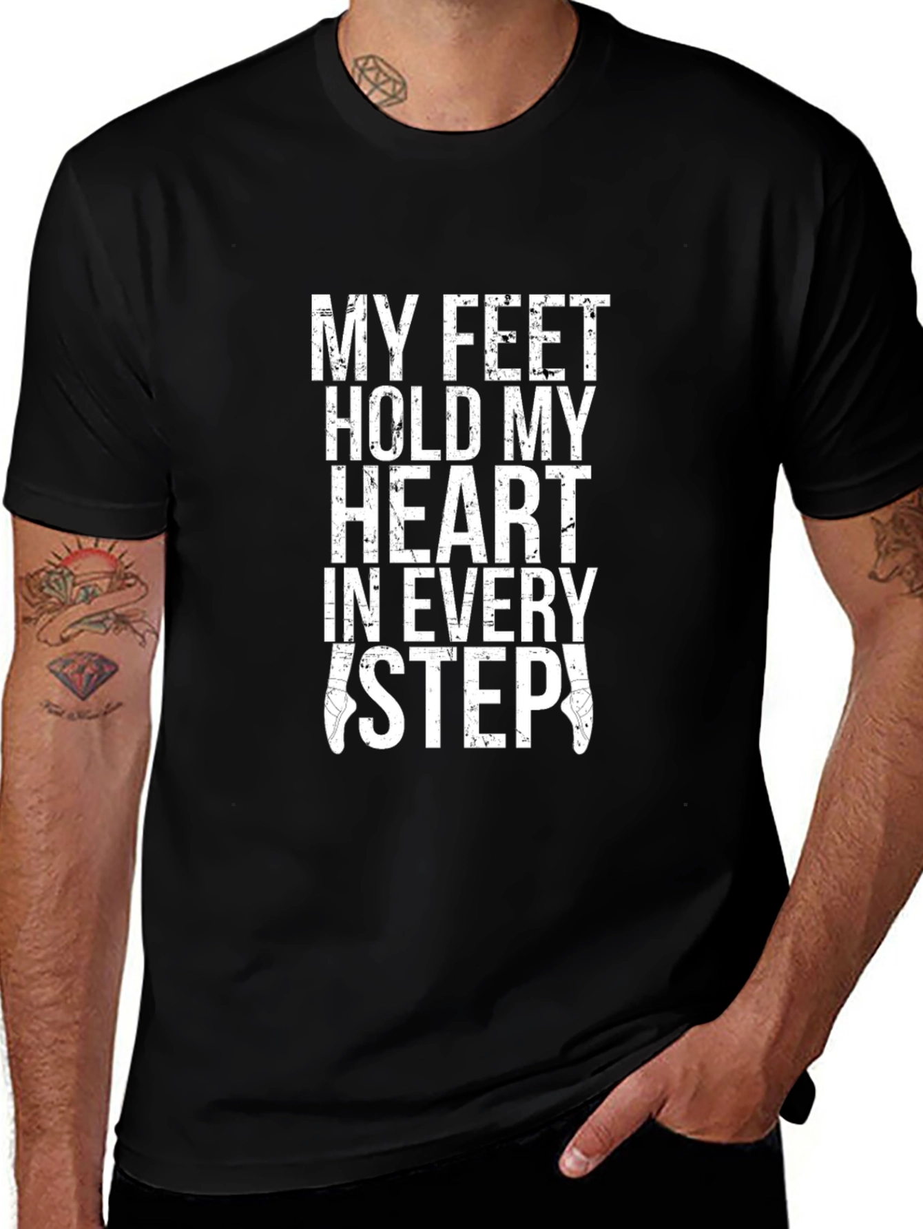 My Feet Hold My Heart Dancer T-Shirt