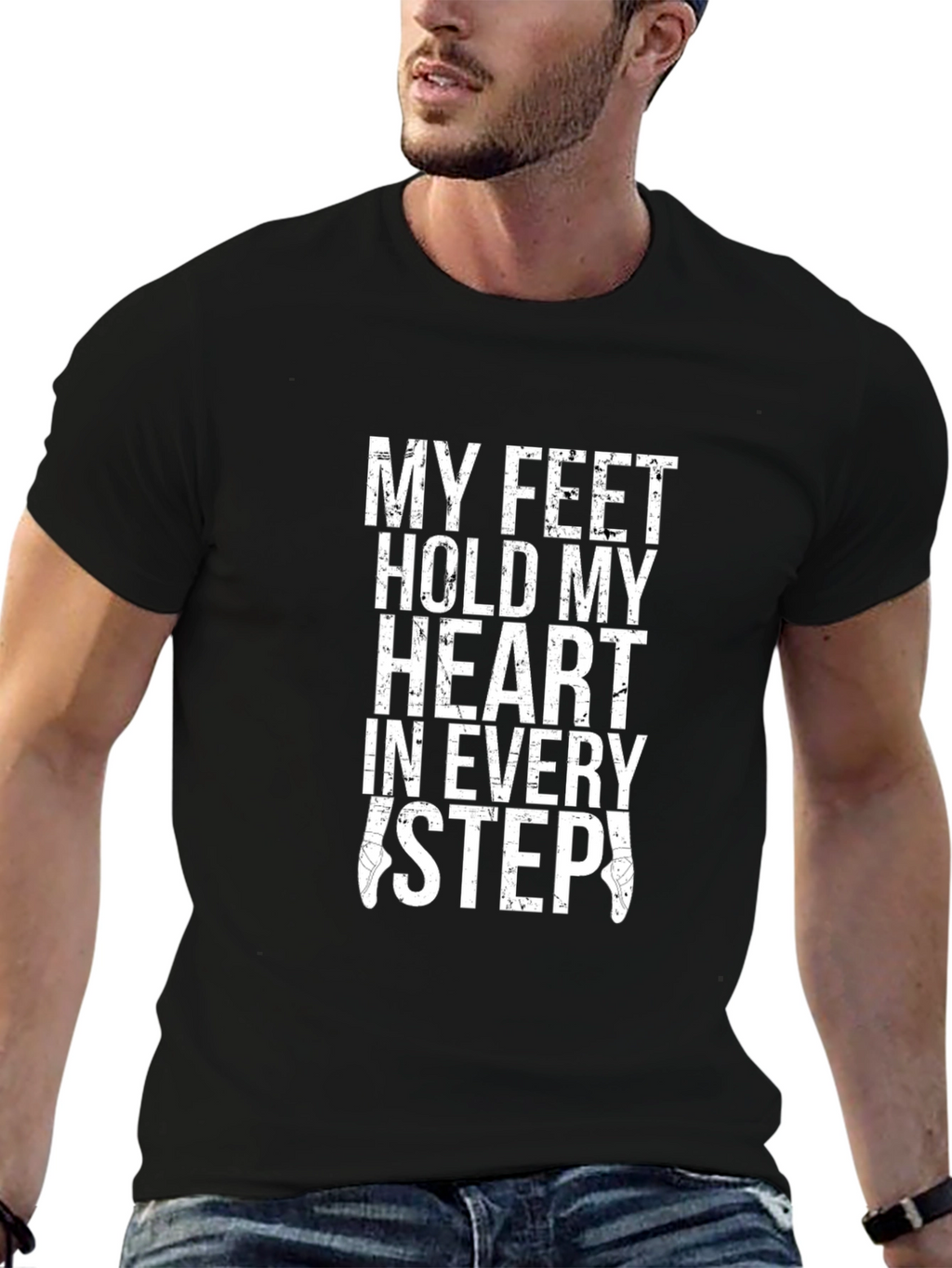 My Feet Hold My Heart Dancer T-Shirt