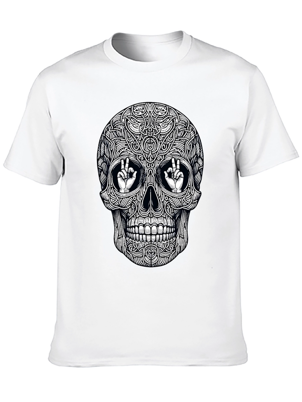Skull Graphic Tee - Peace & Style
