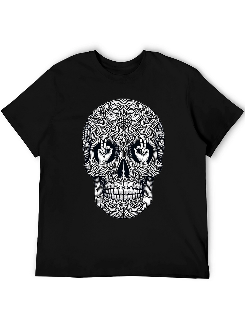 Skull Graphic Tee - Peace & Style