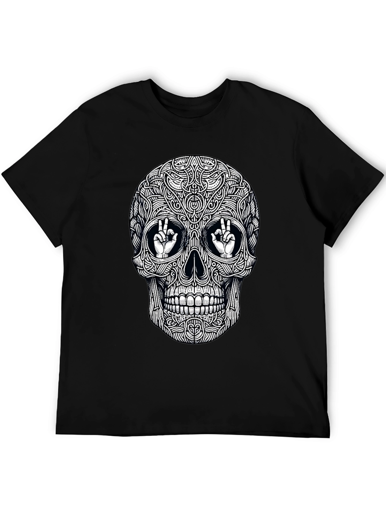 Skull Graphic Tee - Peace & Style