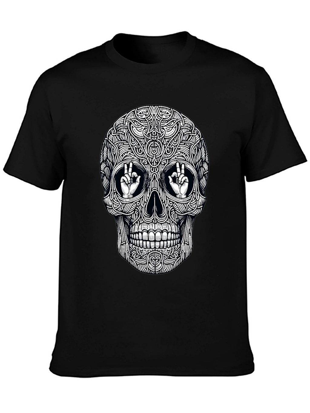 Skull Graphic Tee - Peace & Style