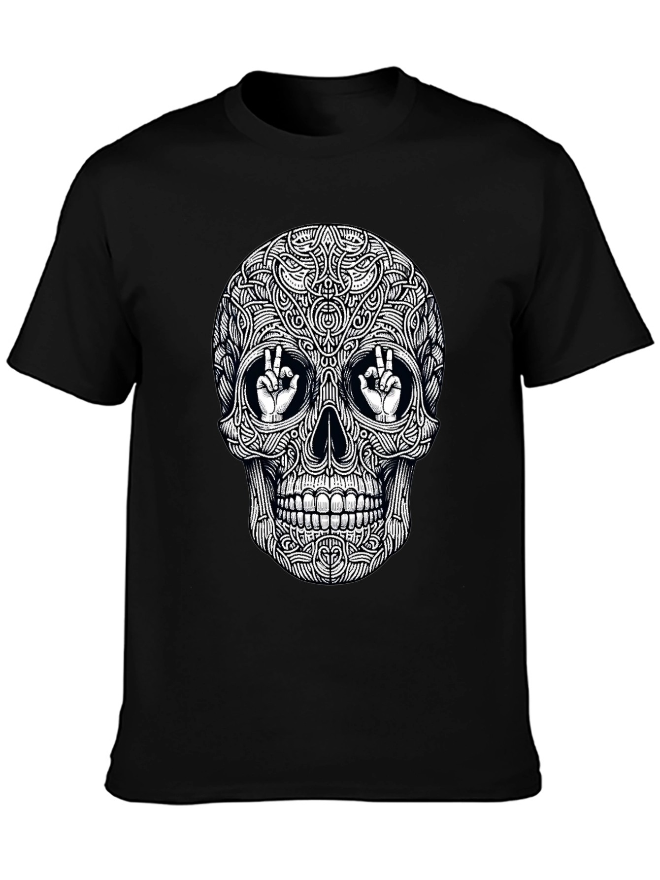 Skull Graphic Tee - Peace & Style