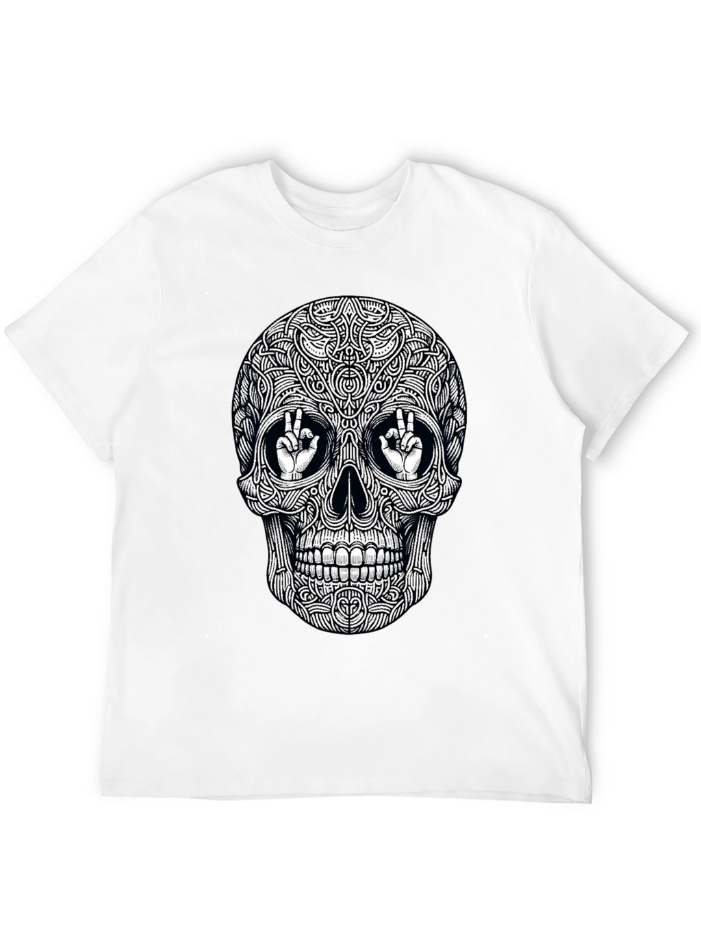 Skull Graphic Tee - Peace & Style