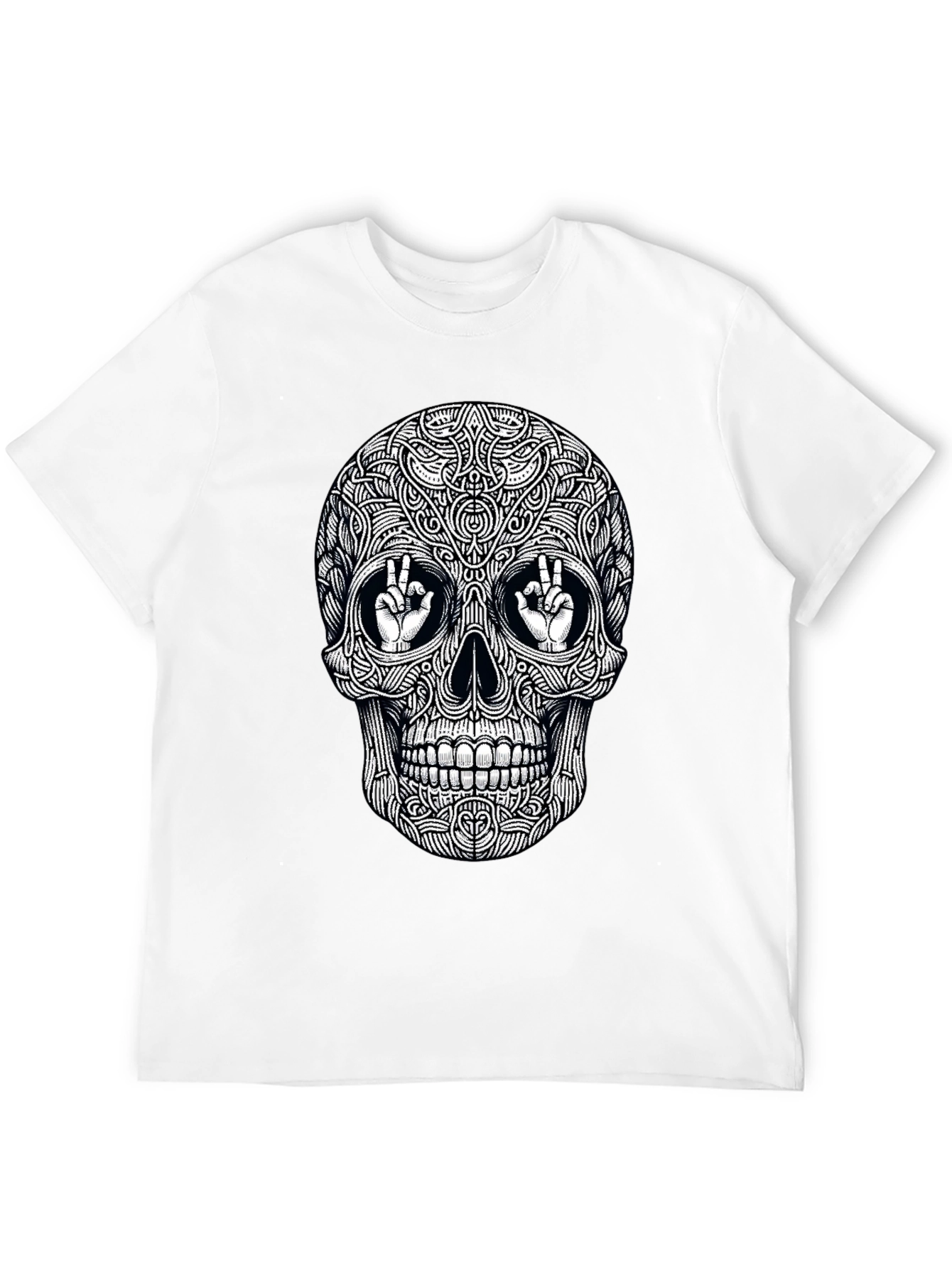 Skull Graphic Tee - Peace & Style