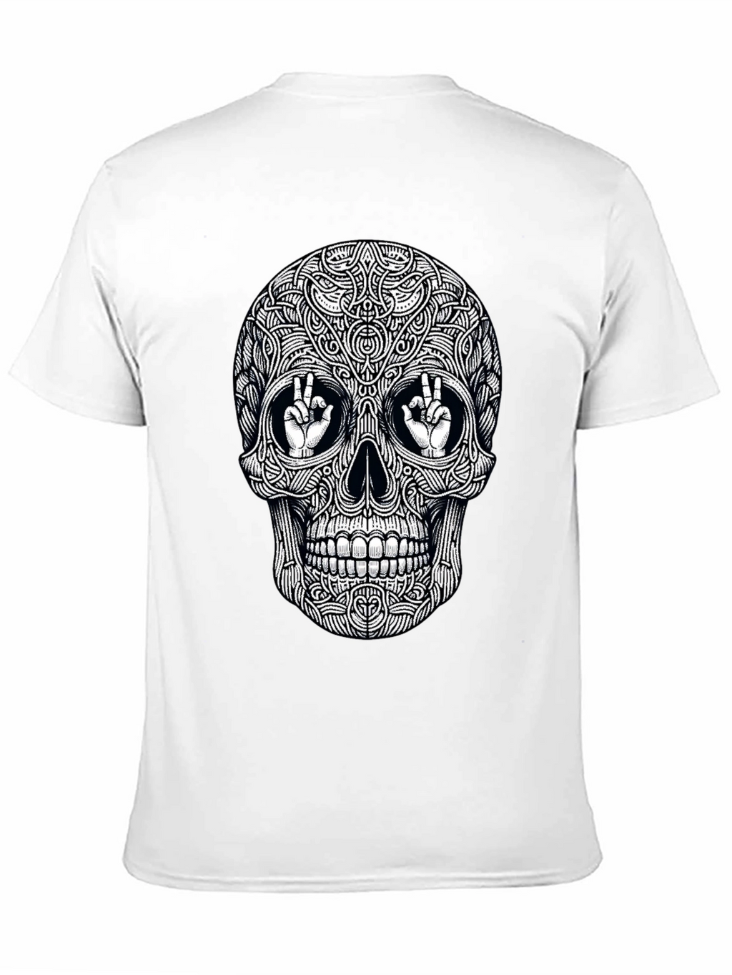 Skull Graphic Tee - Peace & Style