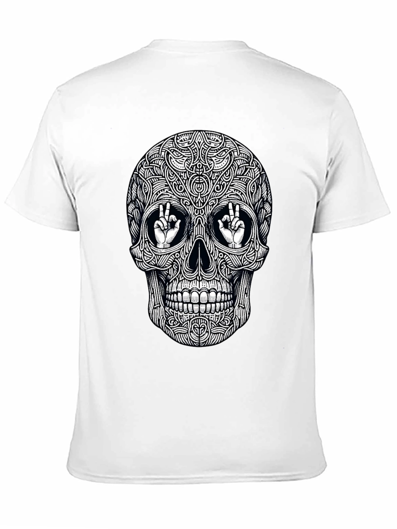 Skull Graphic Tee - Peace & Style