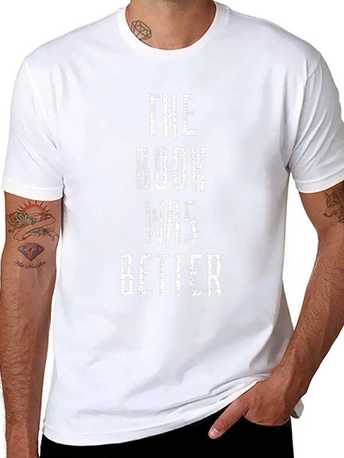 The Book Was Better Graphic Novelty Tee