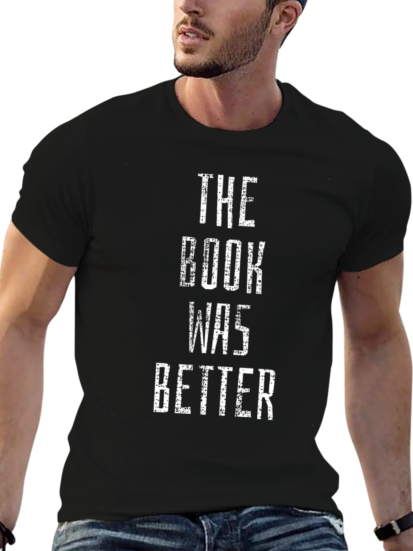 The Book Was Better Graphic Novelty Tee