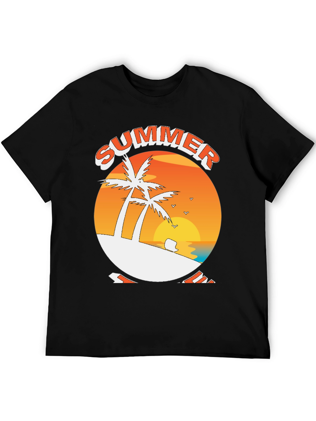 Summer Beach Palm Tree T-Shirt