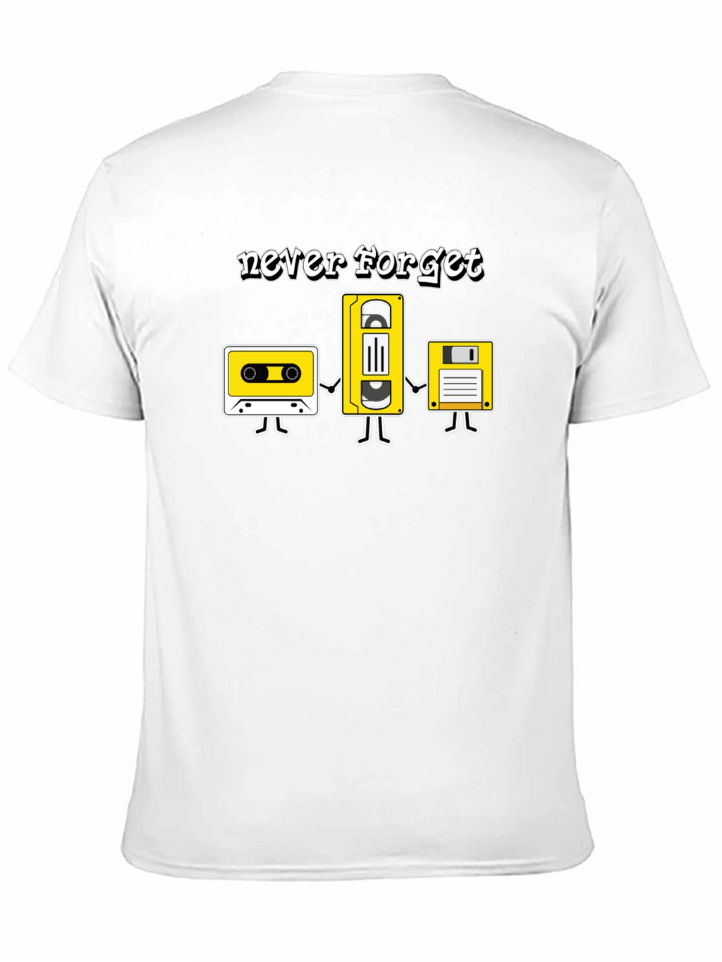 Retro Media Never Forget Graphic T-Shirt