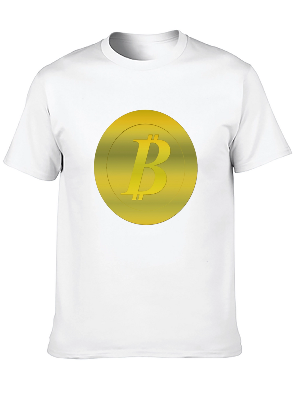 Bitcoin Logo Graphic Black T-Shirt