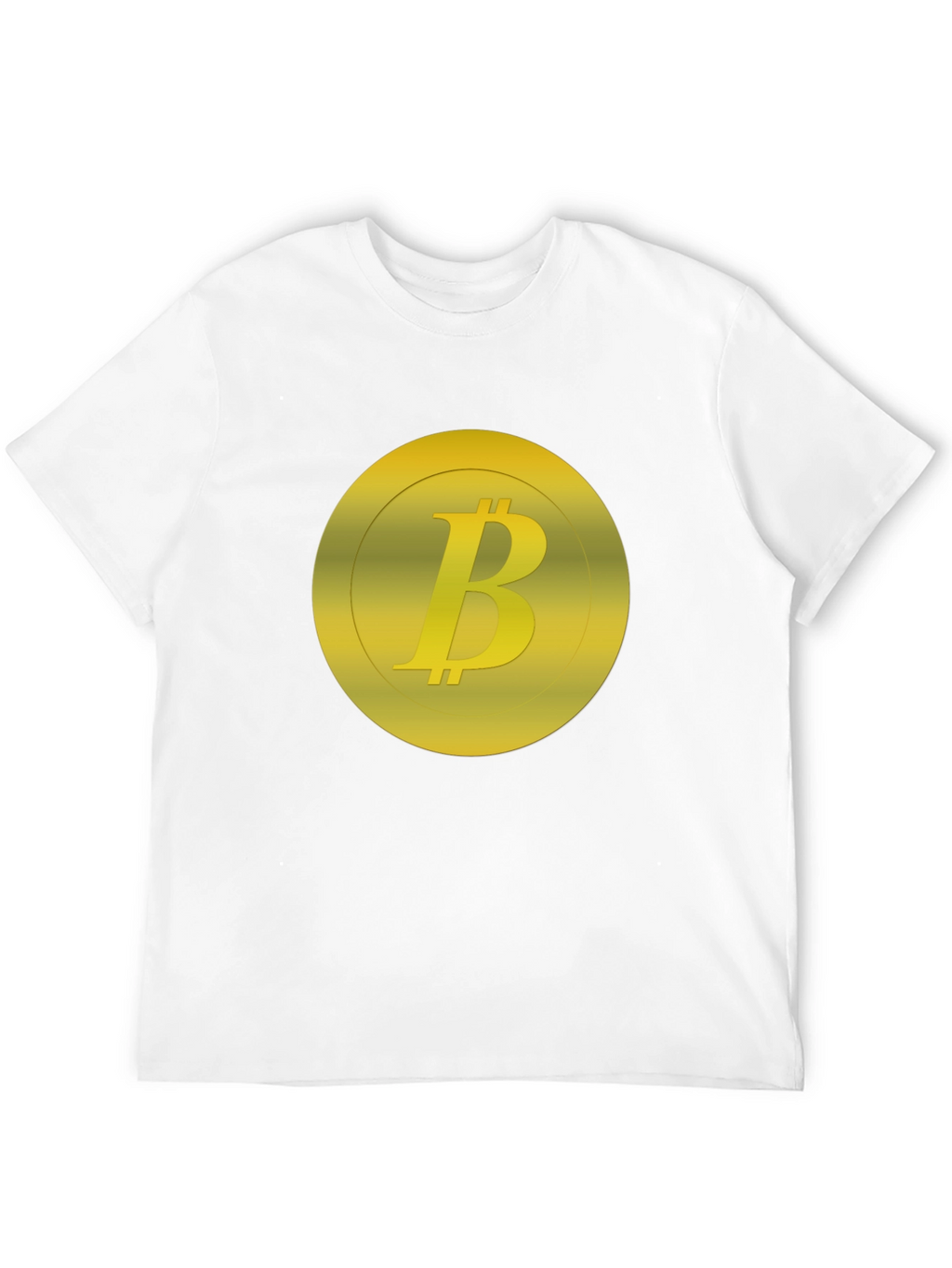 Bitcoin Logo Graphic Black T-Shirt