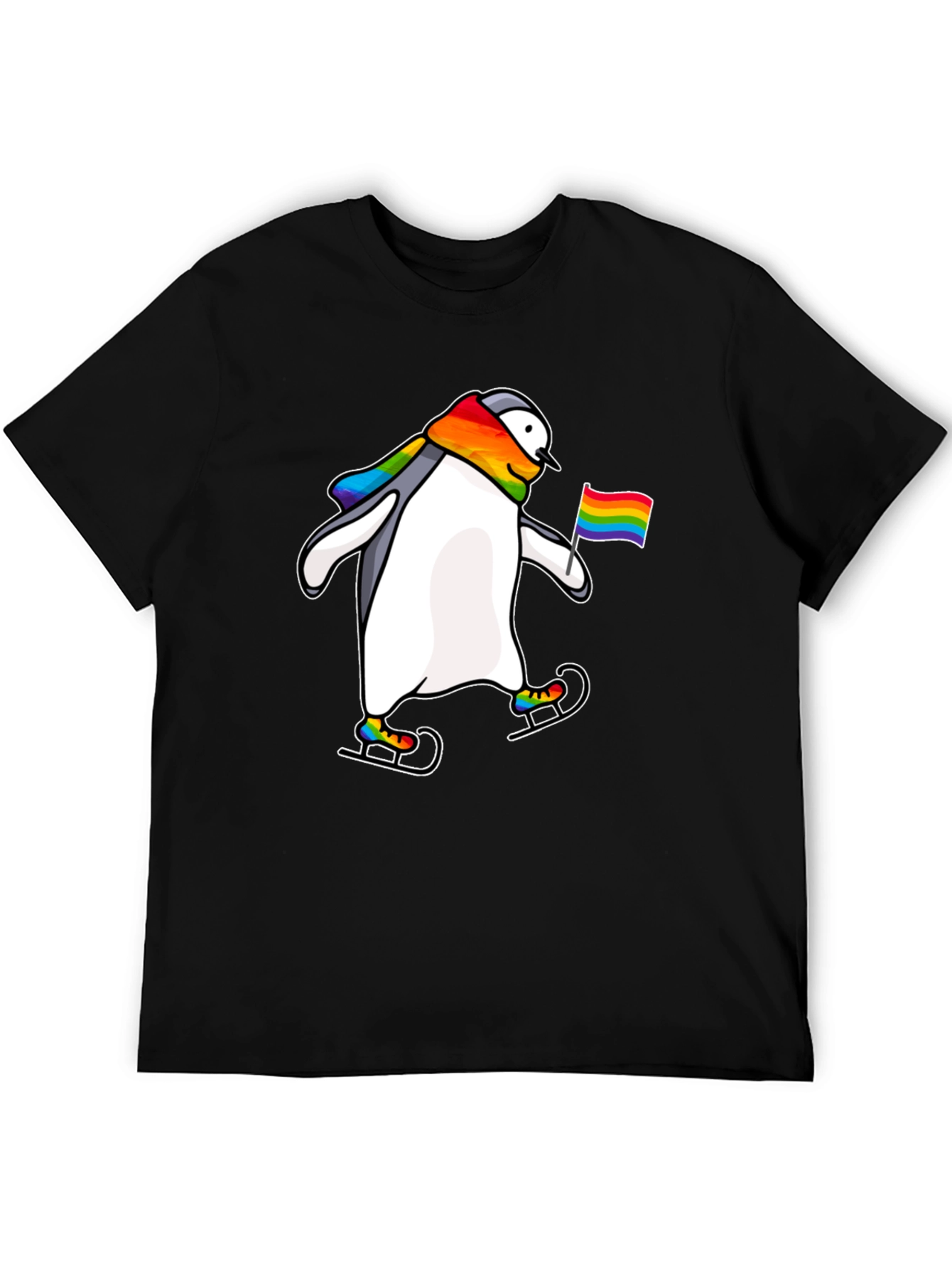 Penguin Pride Rainbow T-Shirt