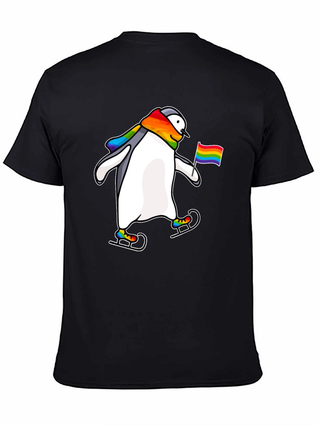 Penguin Pride Rainbow T-Shirt
