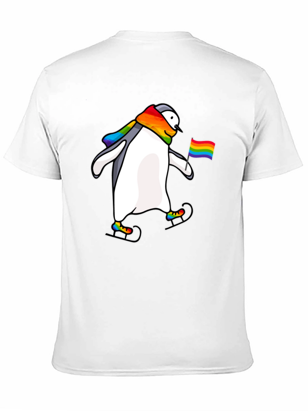 Penguin Pride Rainbow T-Shirt