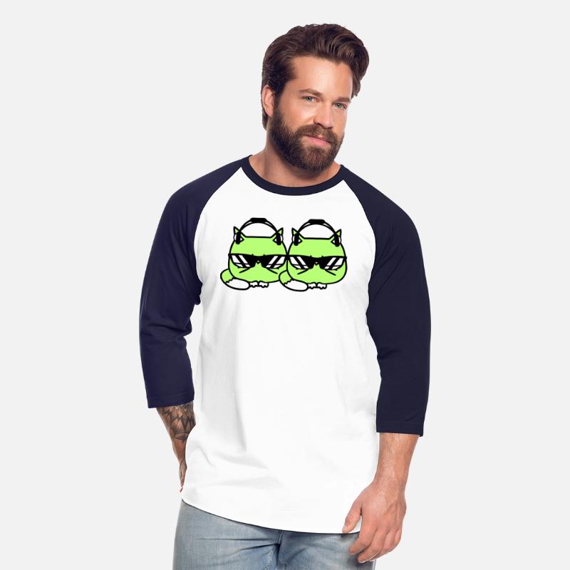 2 Cute Cool DJ Cats Pet Kitten Team Party Animals