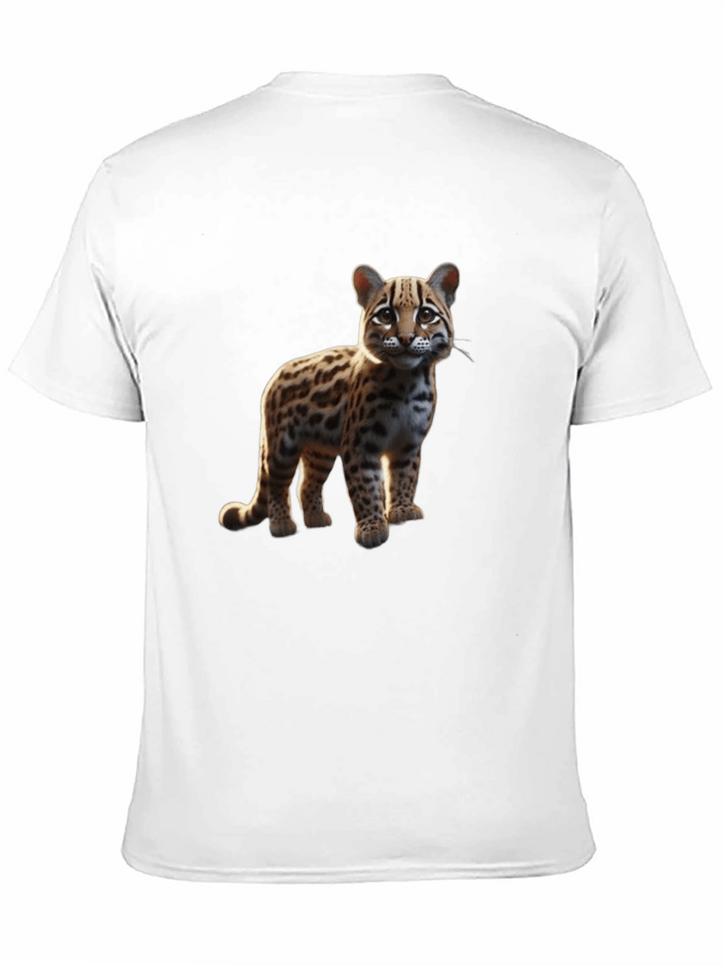 Ocelot Graphic Tee - Black Cotton