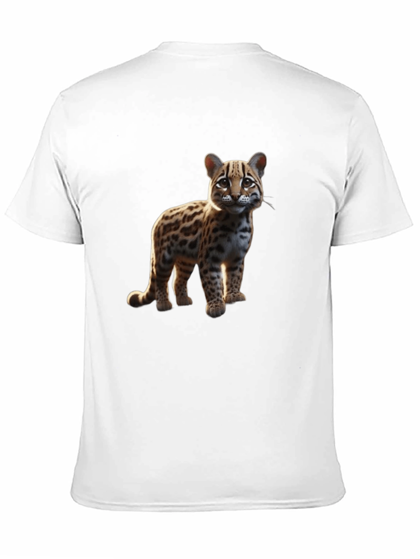 Ocelot Graphic Tee - Black Cotton