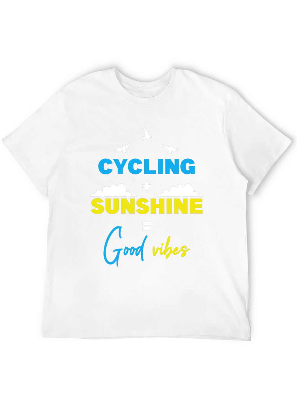 Cycling Sunshine Good Vibes Graphic Tee