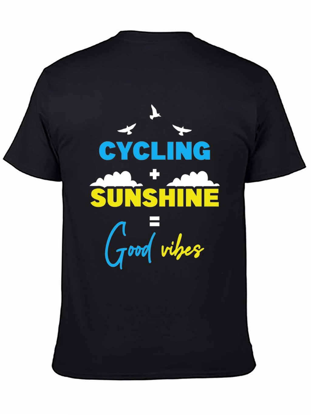 Cycling Sunshine Good Vibes Graphic Tee