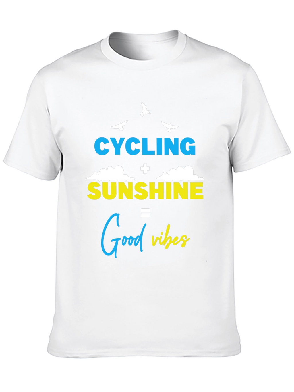 Cycling Sunshine Good Vibes Graphic Tee