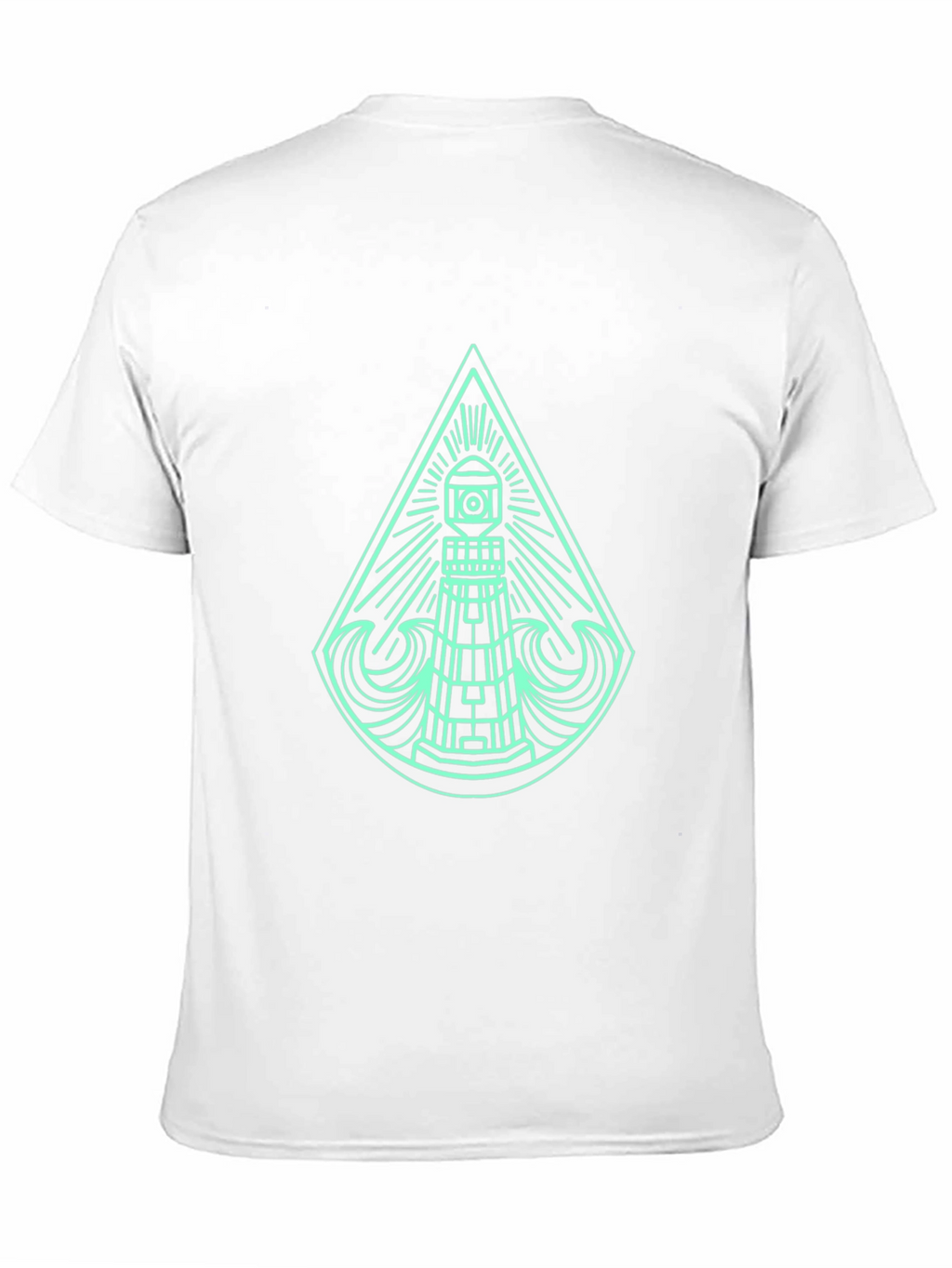 Lighthouse Graphic T-Shirt - Modern Coastal Style