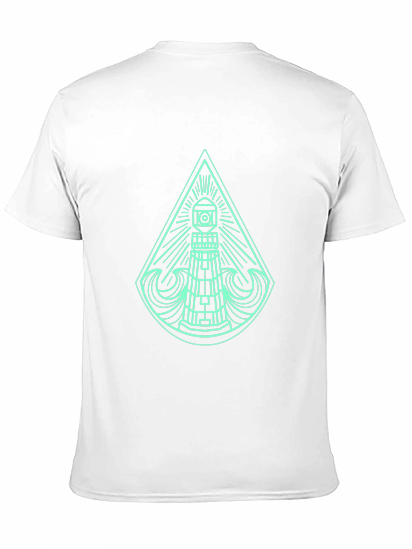 Lighthouse Graphic T-Shirt - Modern Coastal Style