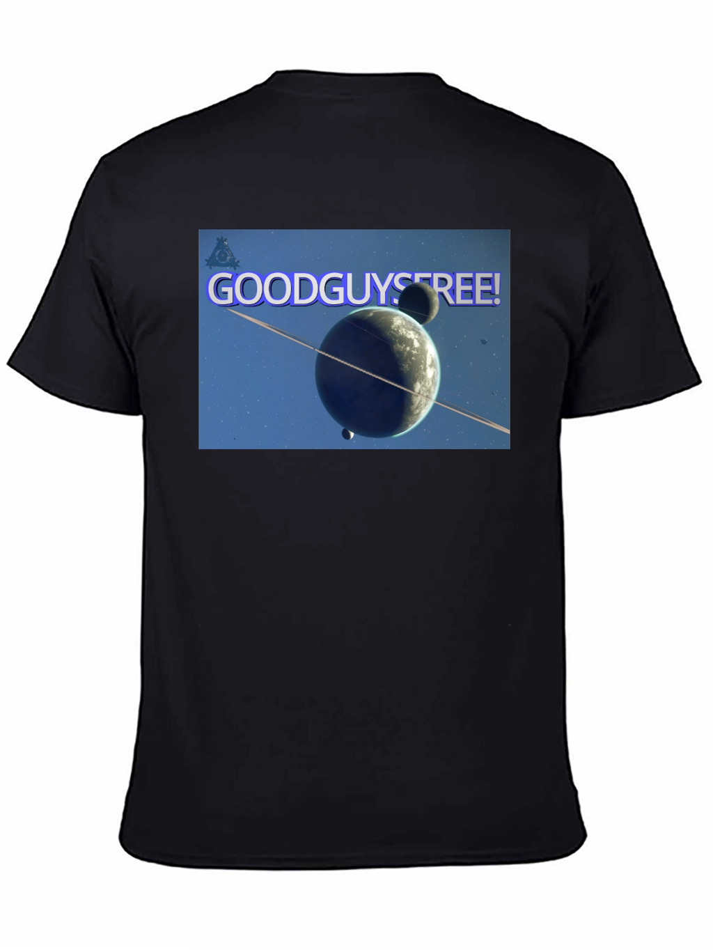 Good Guys Free! Graphic Black T-Shirt