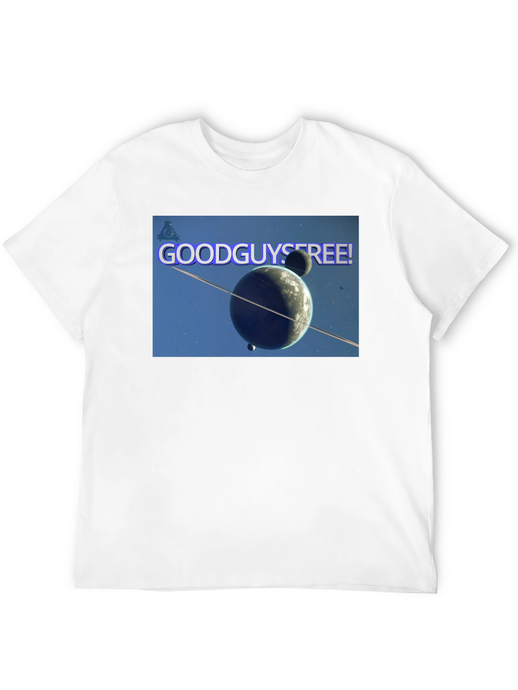 Good Guys Free! Graphic Black T-Shirt
