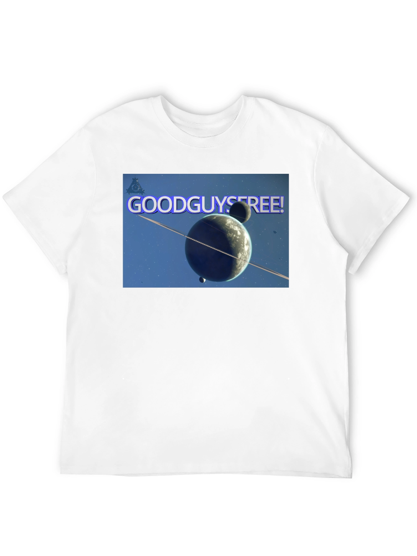 Good Guys Free! Graphic Black T-Shirt
