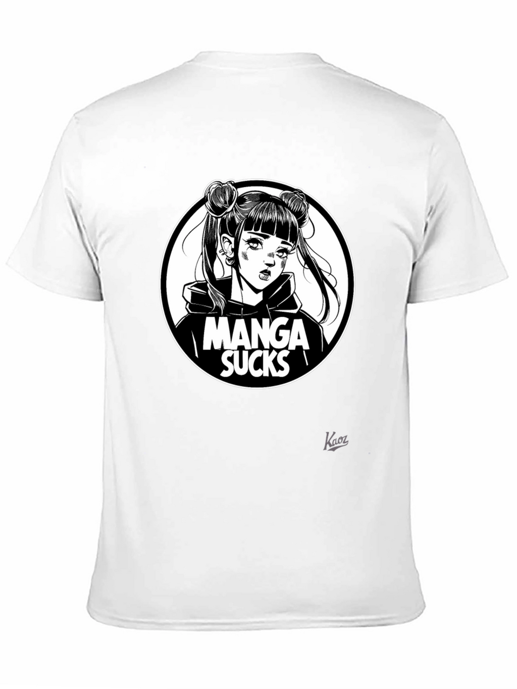 Manga Sucks Graphic T-Shirt - Anime Girl Tee