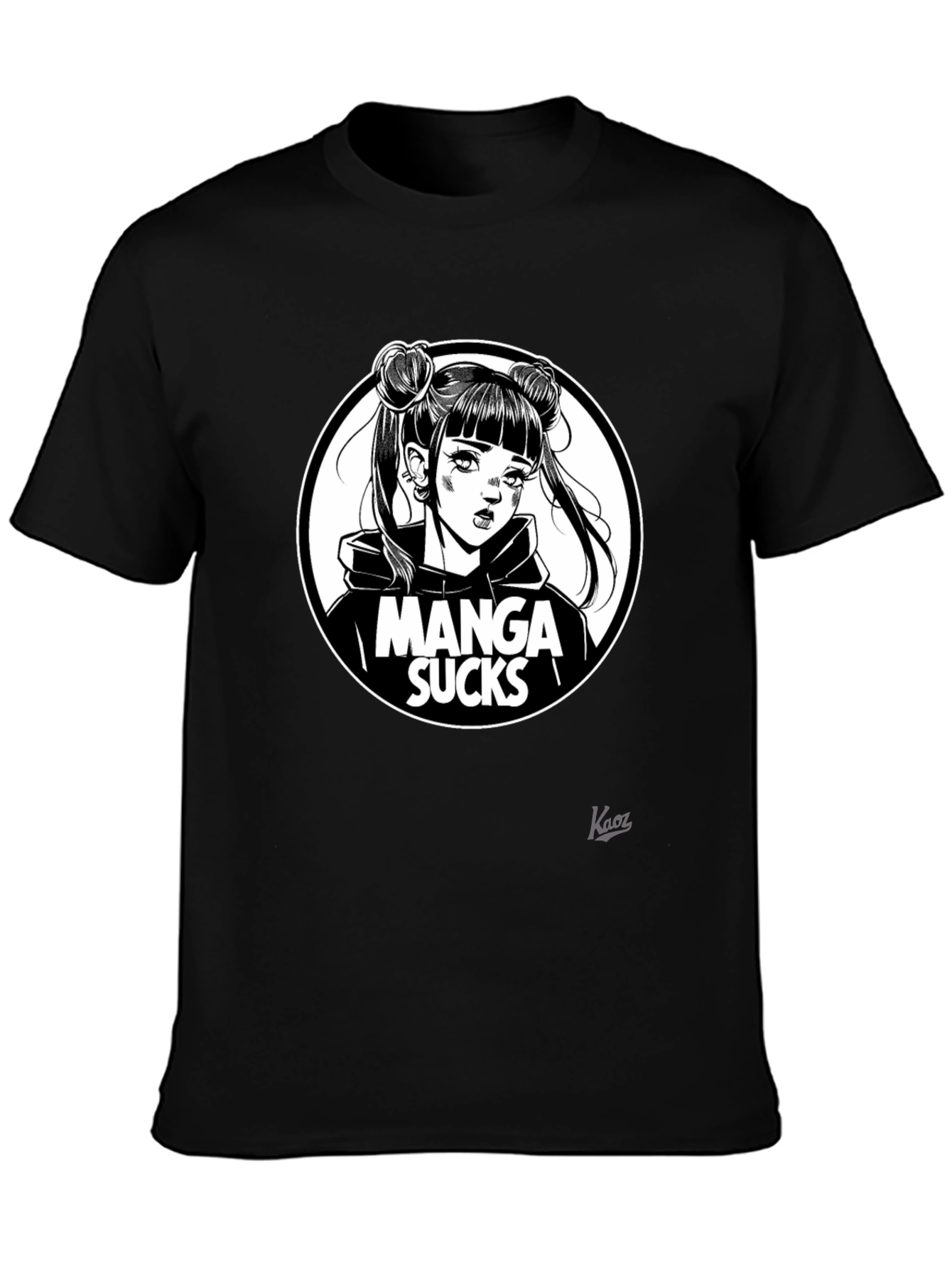 Manga Sucks Graphic T-Shirt - Anime Girl Tee