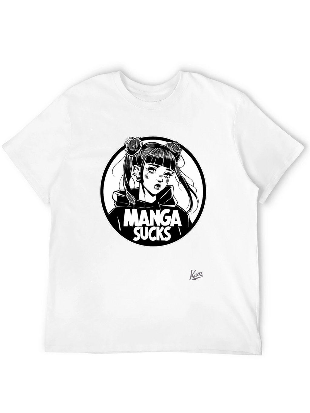 Manga Sucks Graphic T-Shirt - Anime Girl Tee