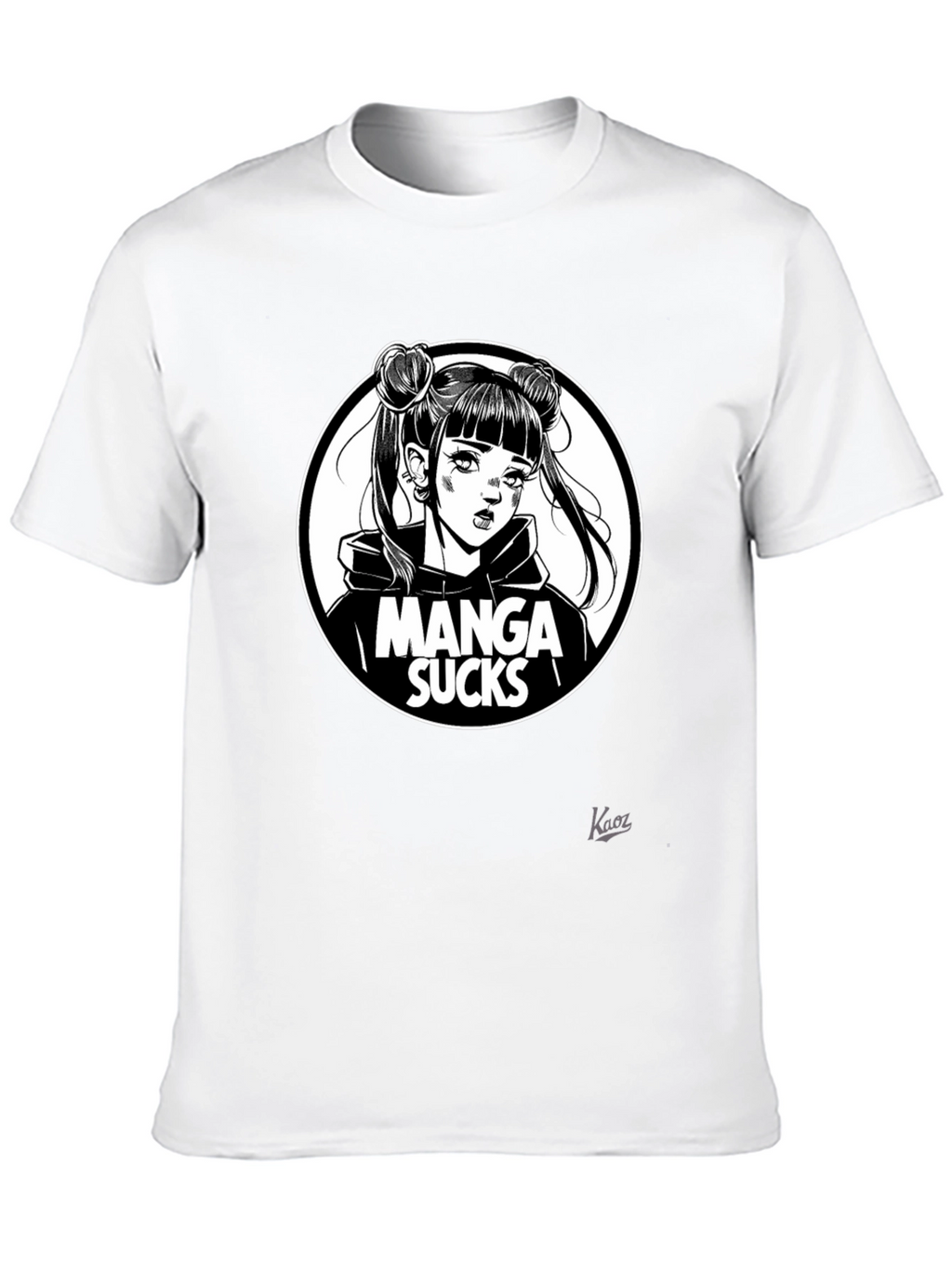 Manga Sucks Graphic T-Shirt - Anime Girl Tee