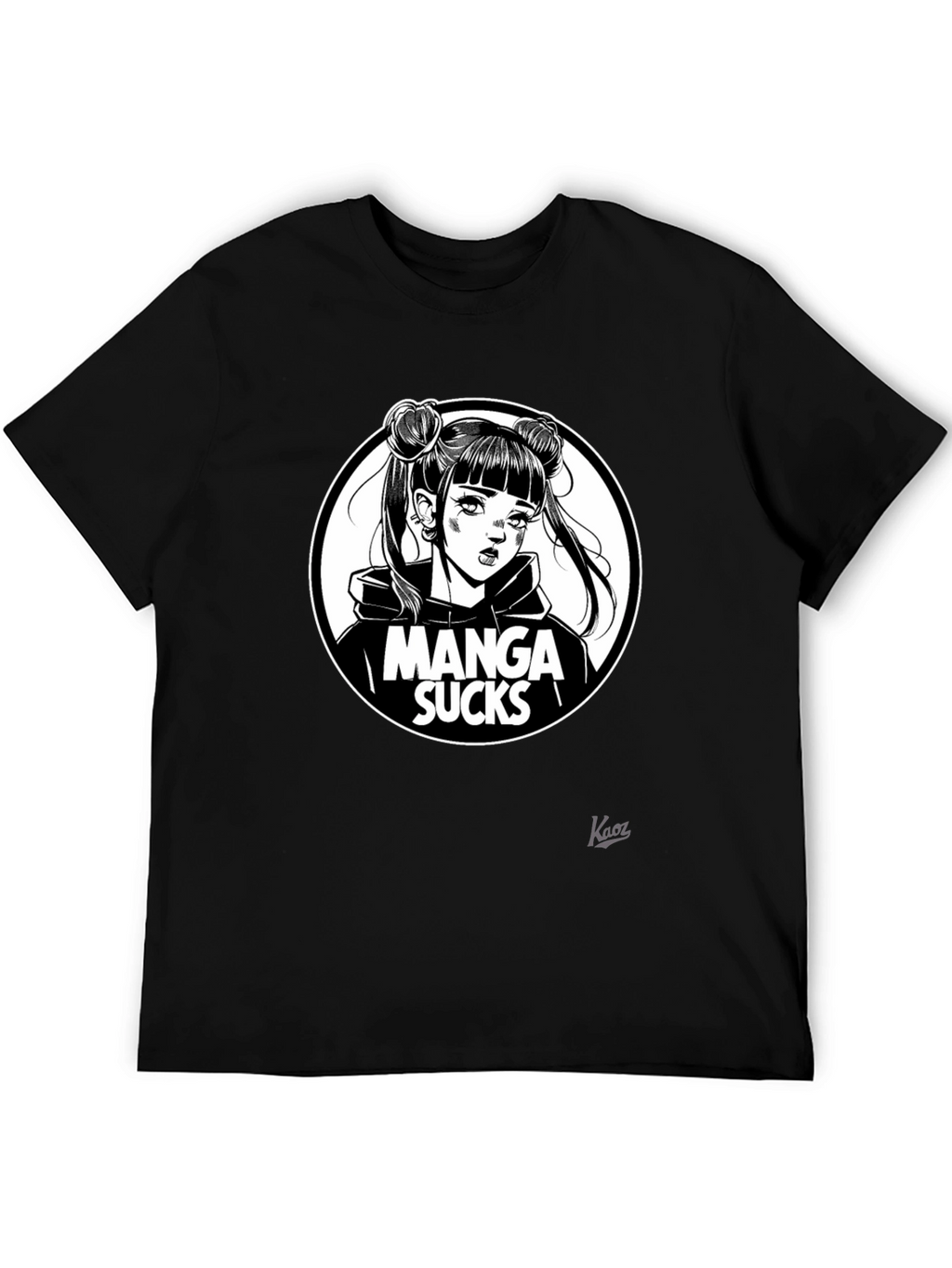 Manga Sucks Graphic T-Shirt - Anime Girl Tee