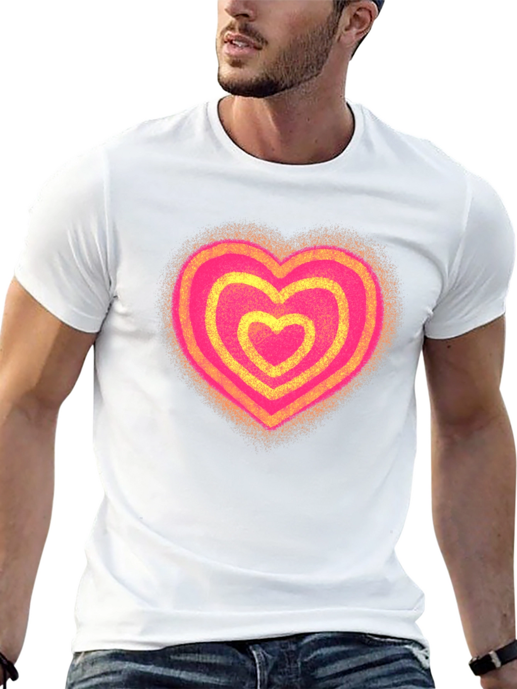 Heart Graphic Tee - Stylish Casual Wear