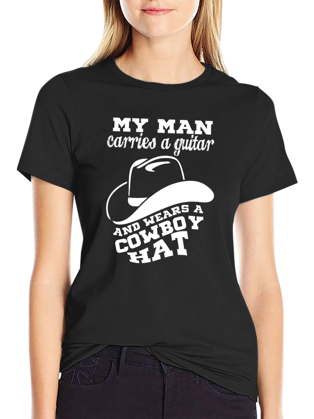 My Man Guitar & Cowboy Hat T-Shirt