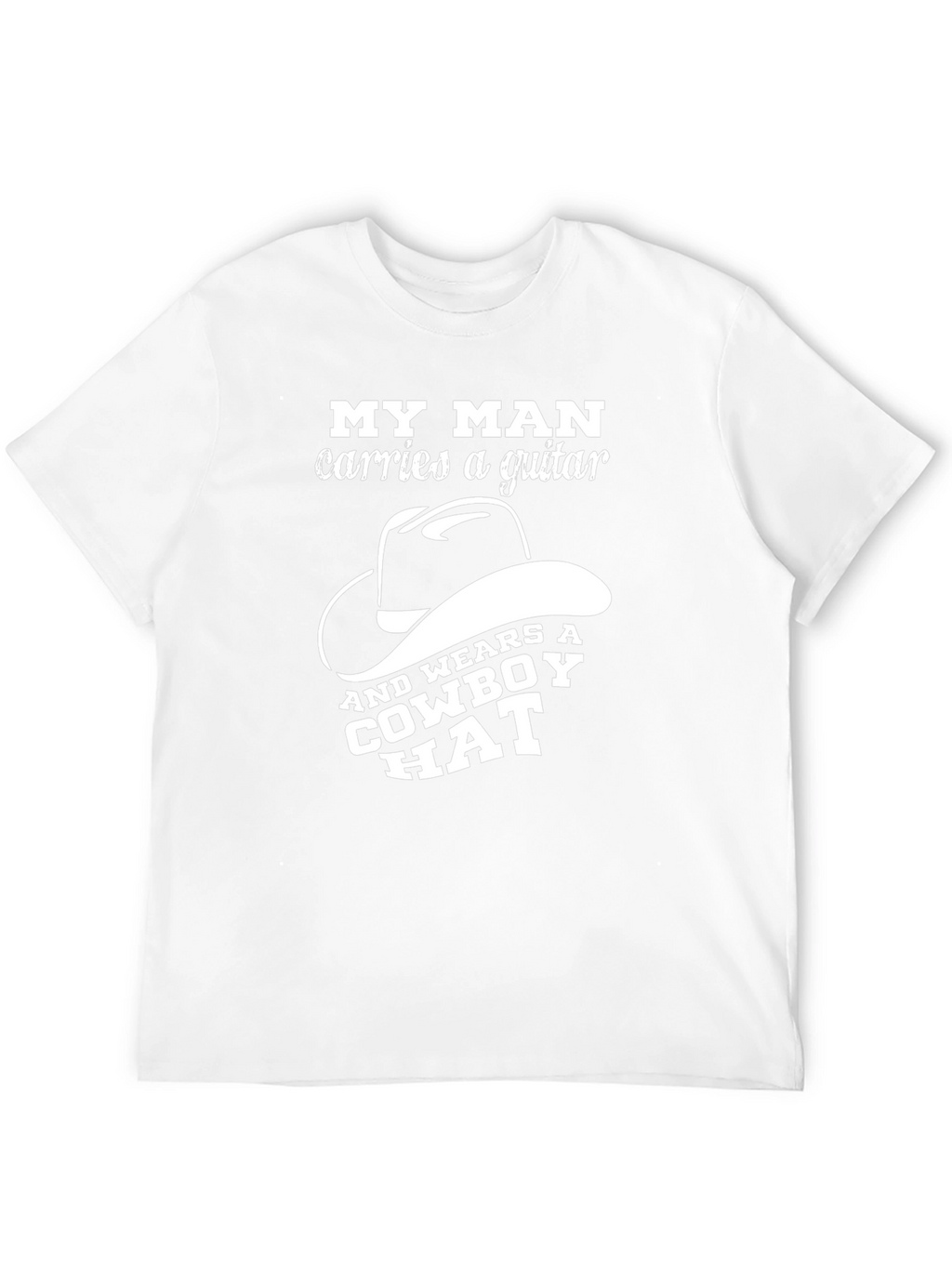 My Man Guitar & Cowboy Hat T-Shirt