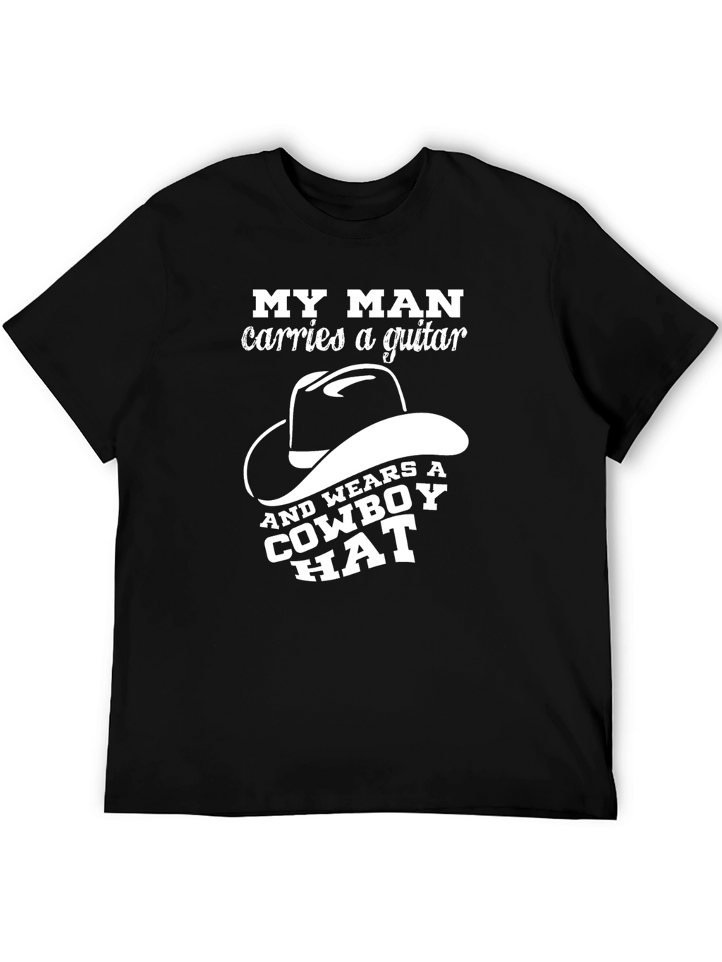 My Man Guitar & Cowboy Hat T-Shirt