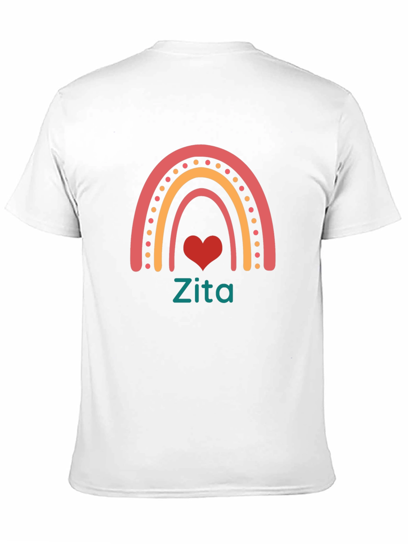 Rainbow Heart Zita T-Shirt