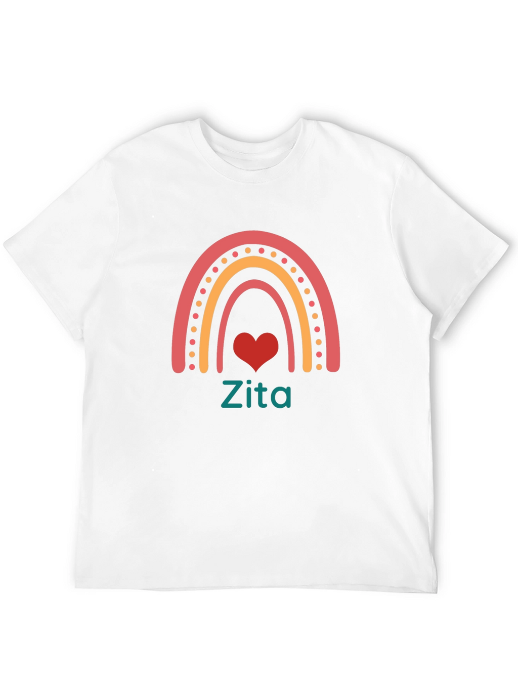 Rainbow Heart Zita T-Shirt