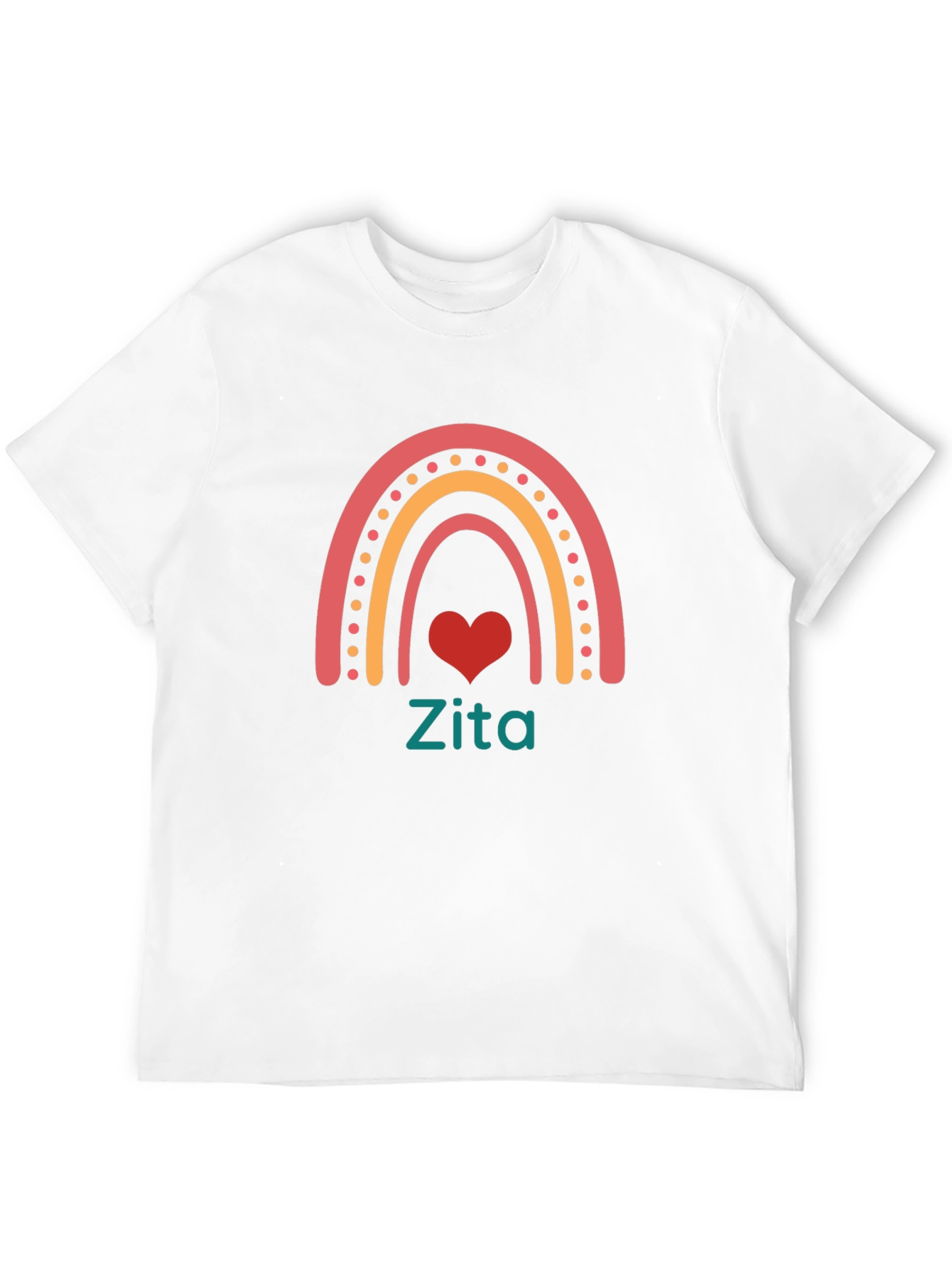 Rainbow Heart Zita T-Shirt