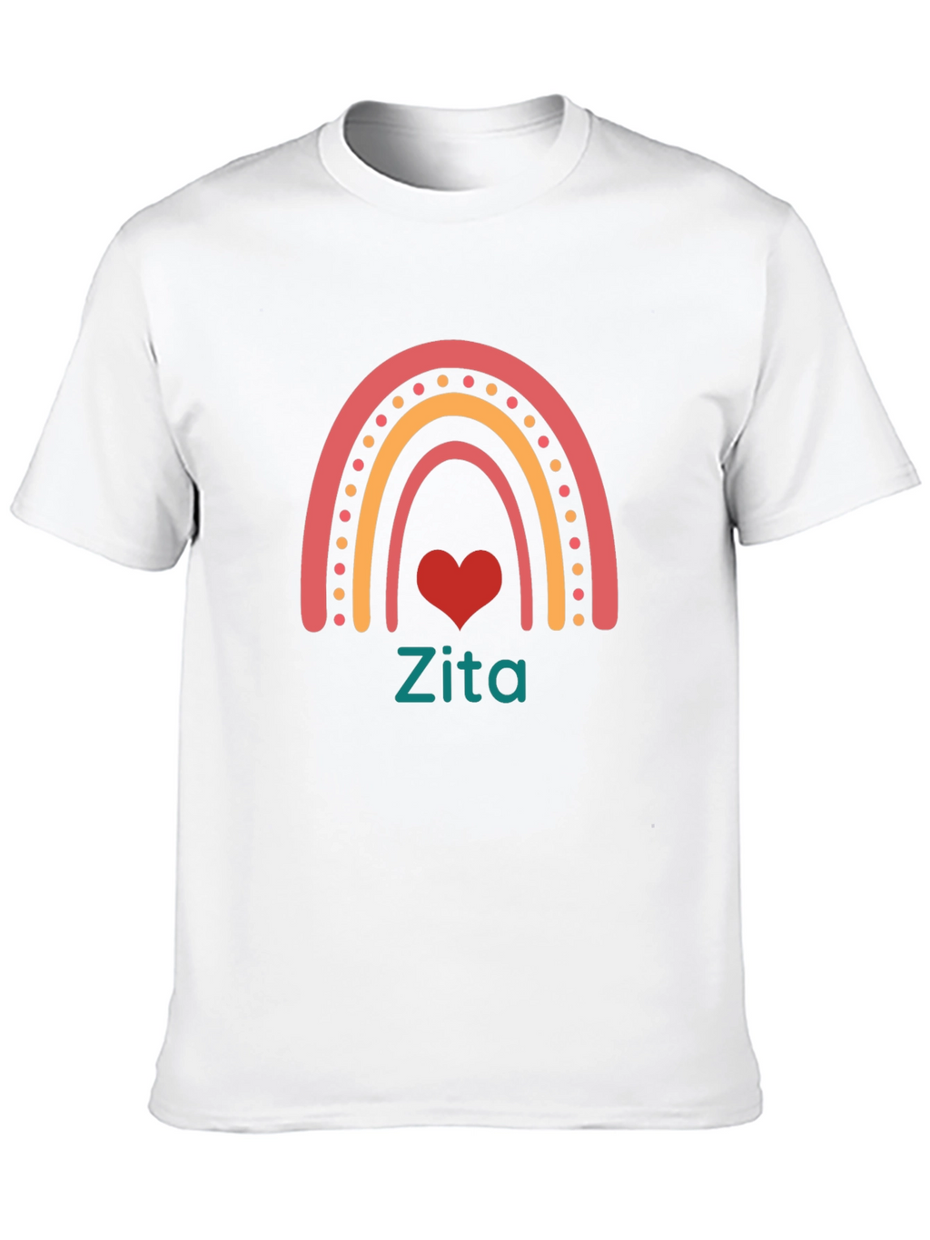 Rainbow Heart Zita T-Shirt
