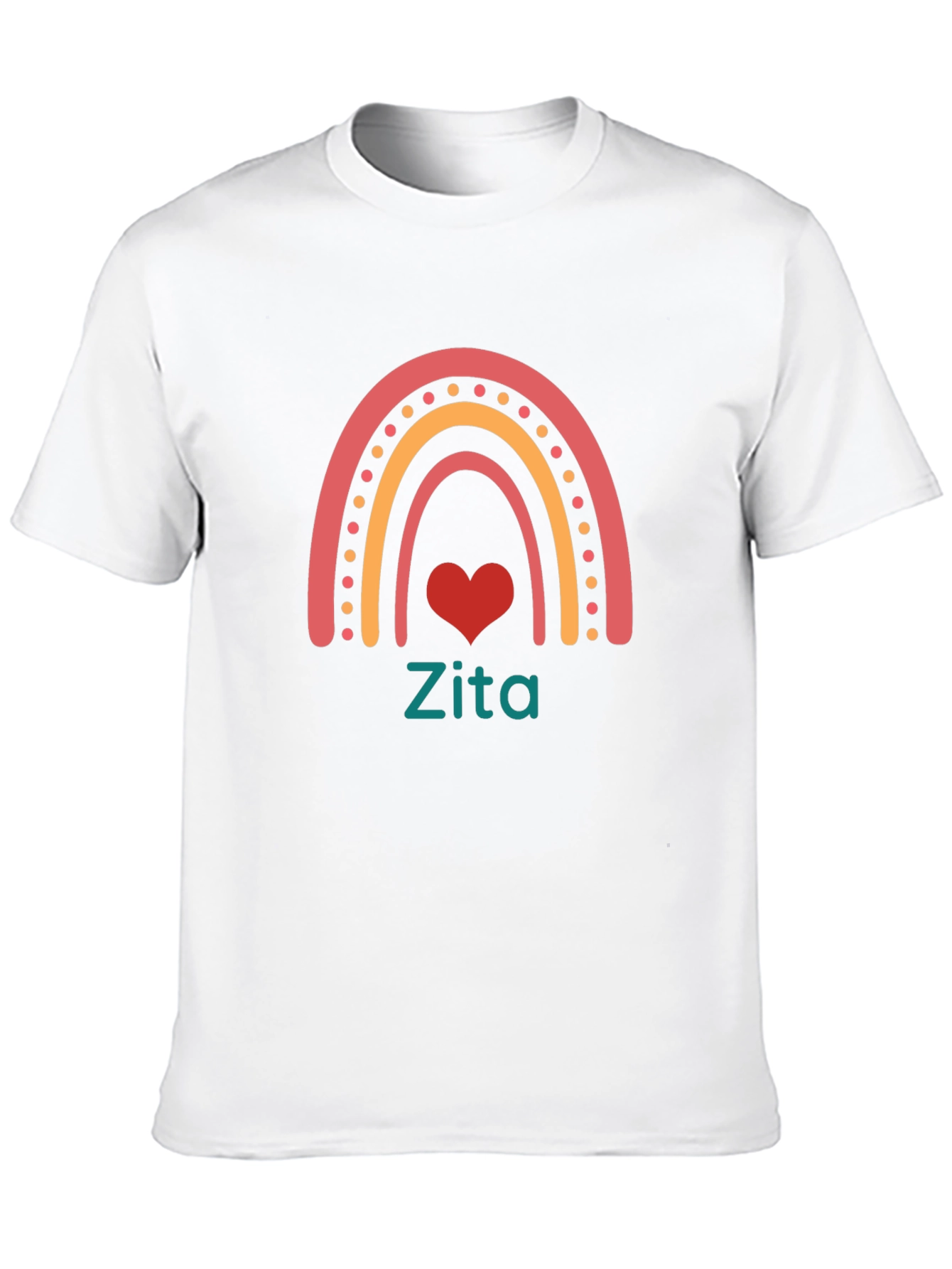 Rainbow Heart Zita T-Shirt