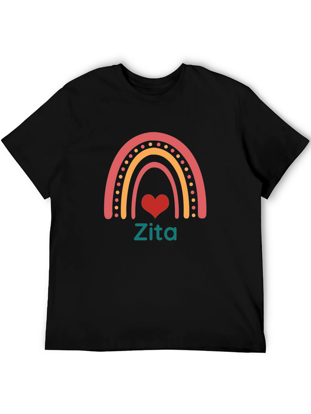 Rainbow Heart Zita T-Shirt