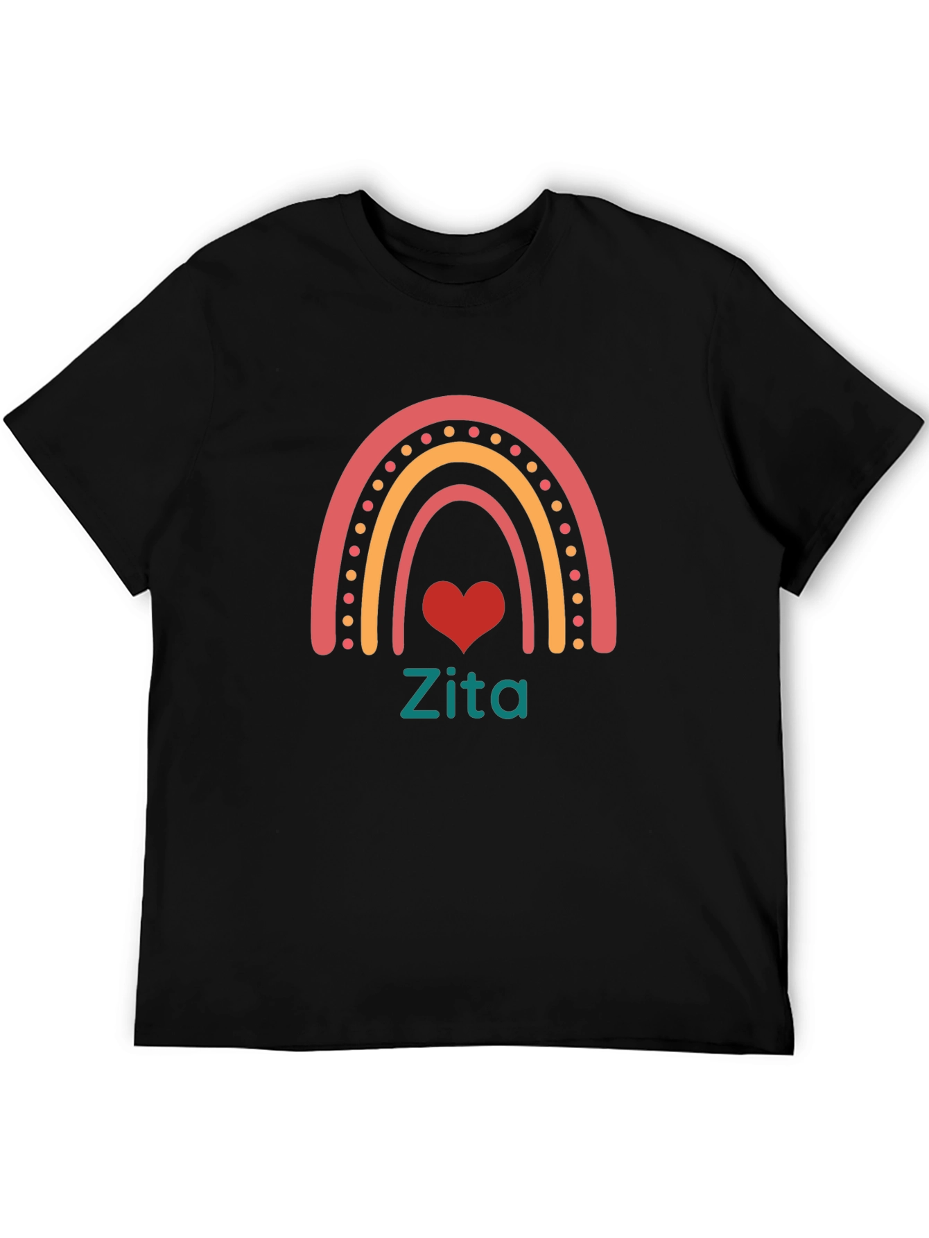 Rainbow Heart Zita T-Shirt