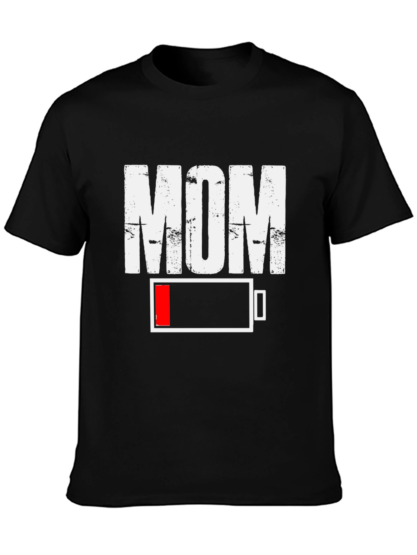 Low Battery Mom Graphic T-Shirt